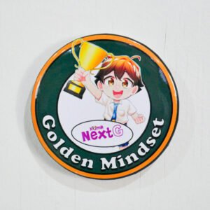 Quote Pin - Golden Mindset (Boy Ver.)