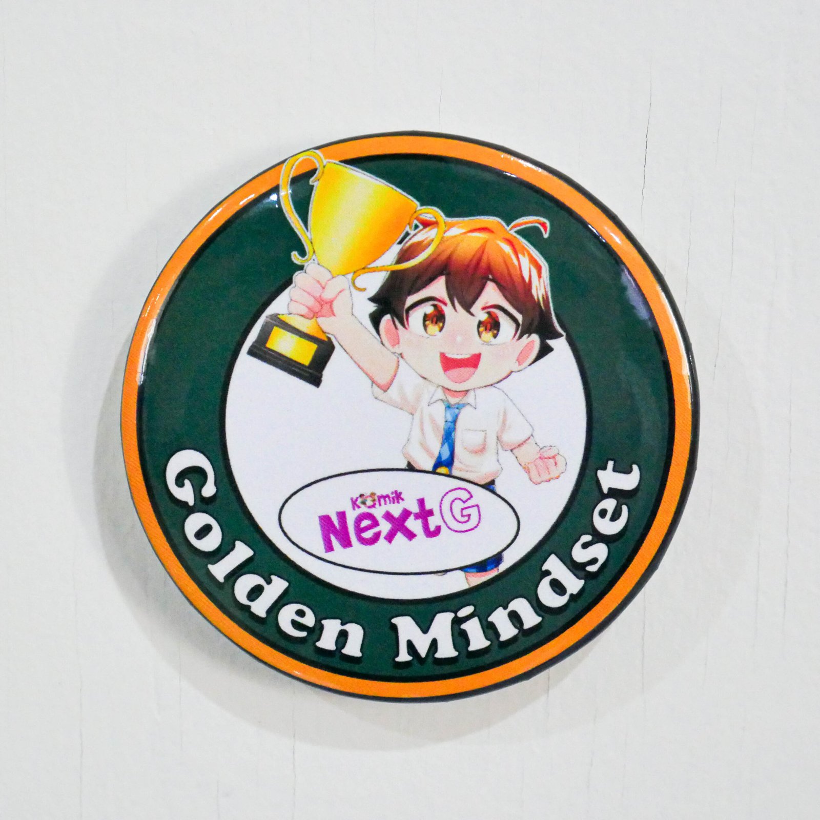 Quote Pin - Golden Mindset (Boy Ver.)